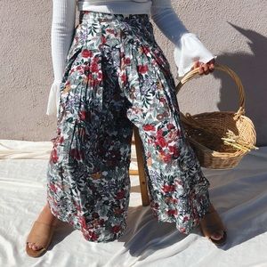 80s gaucho flowy pants